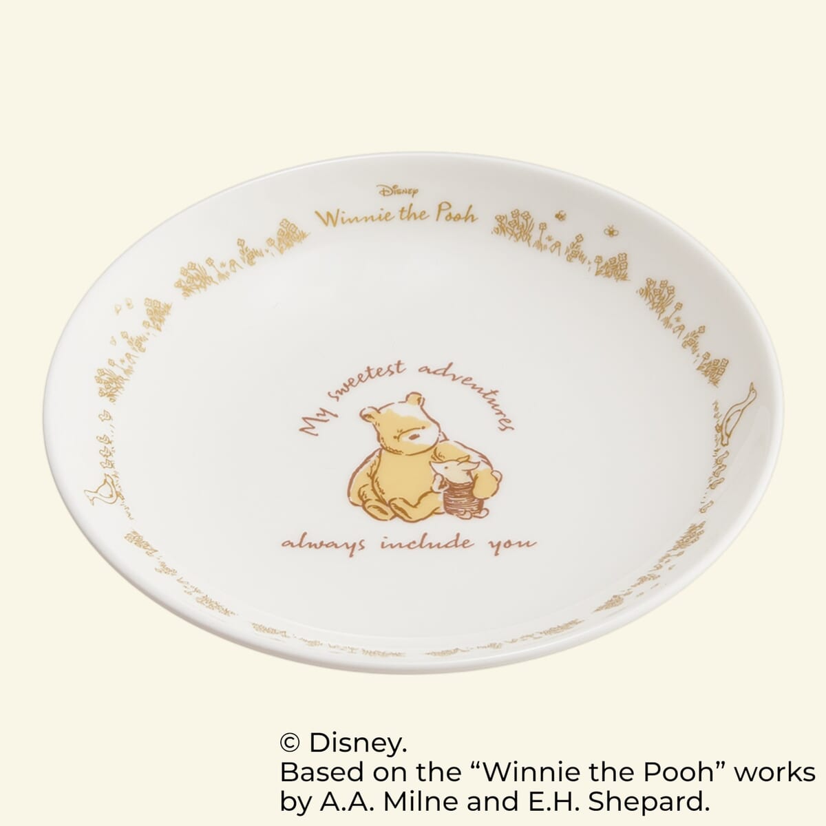 CBPL12 ミニ皿 クラシックプー(C)