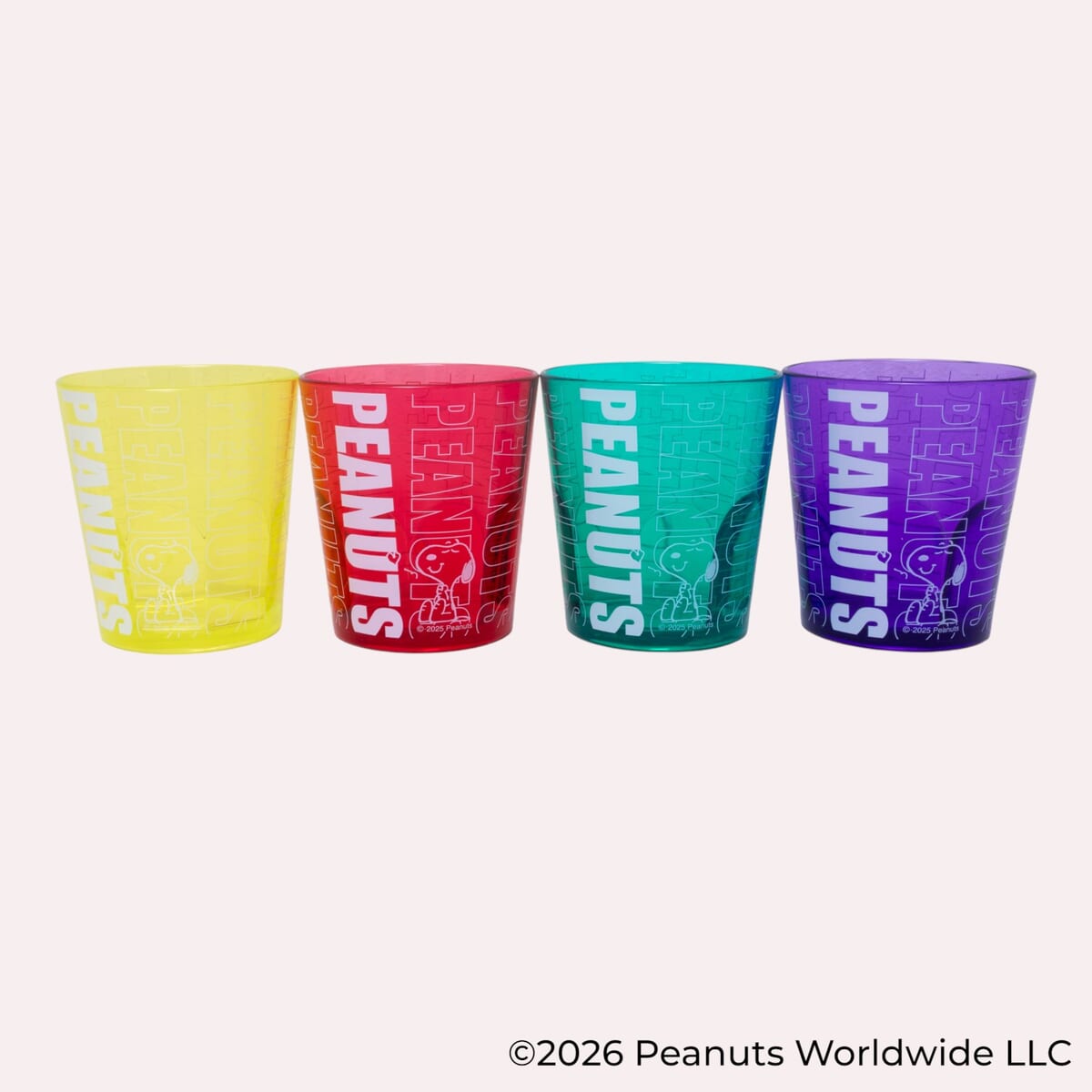 アクリルコップ(SNOOPY ネオンカラー)