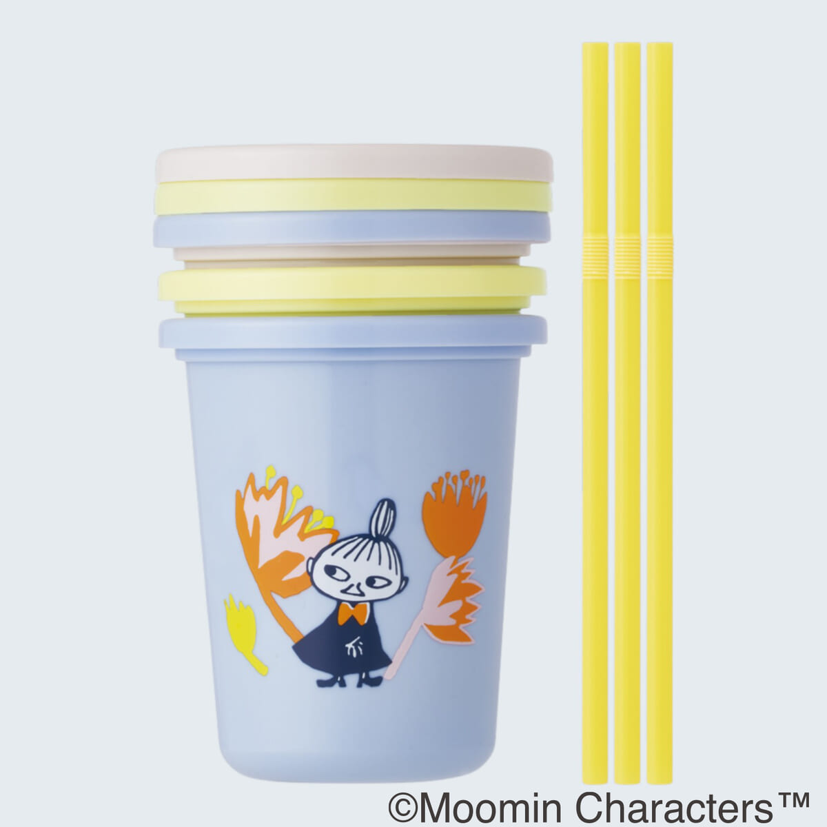 SIH3ST ストロー付タンブラー320ml3個セット リトルミイ フラワー02