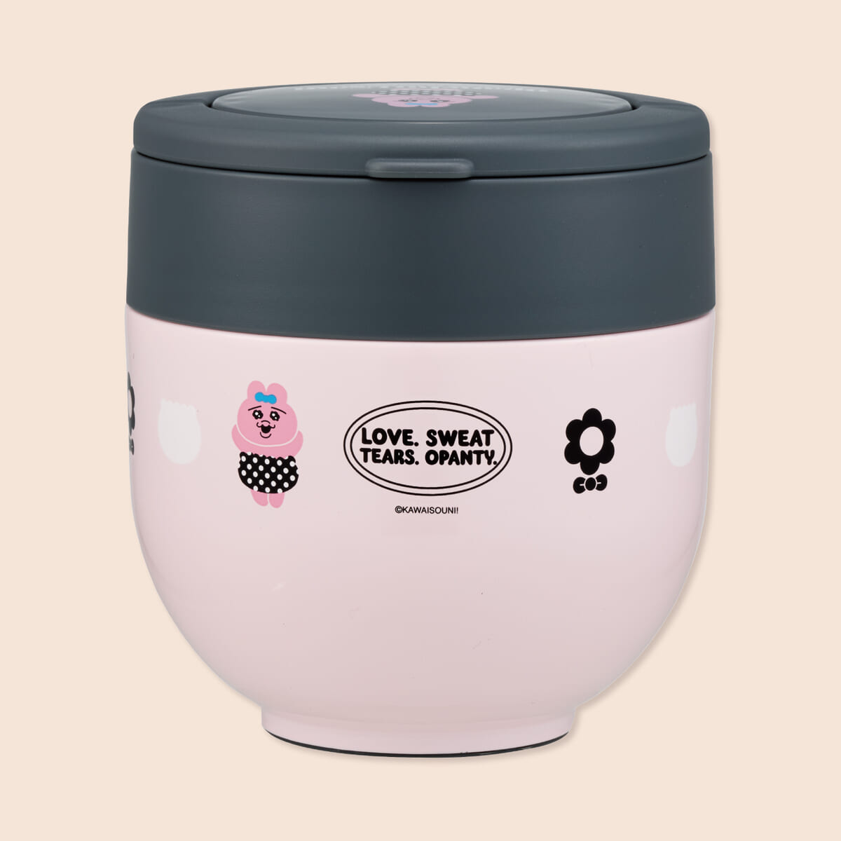 折りたたみハンドル付保温丼ランチジャー