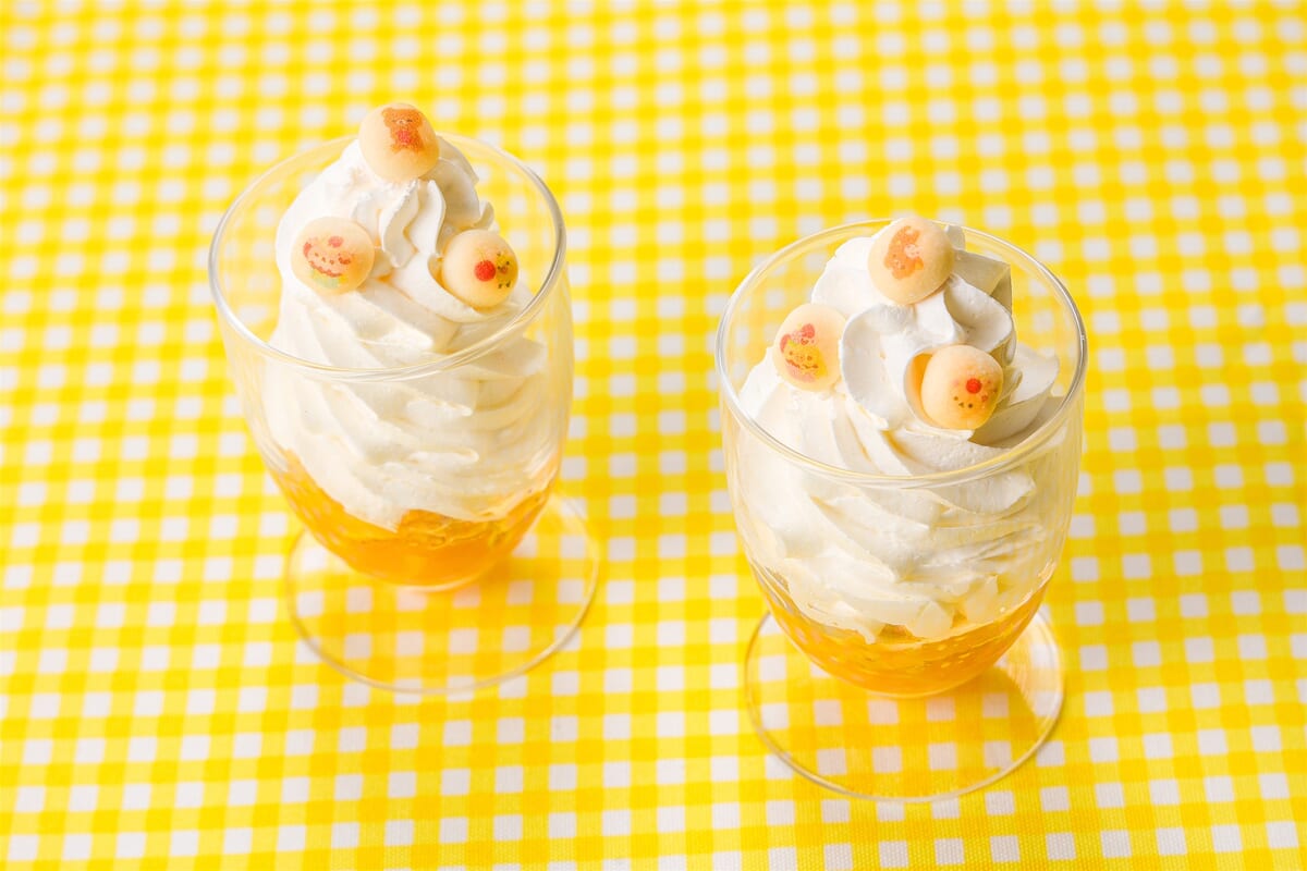 リラックマのマンゴーミニパフェ