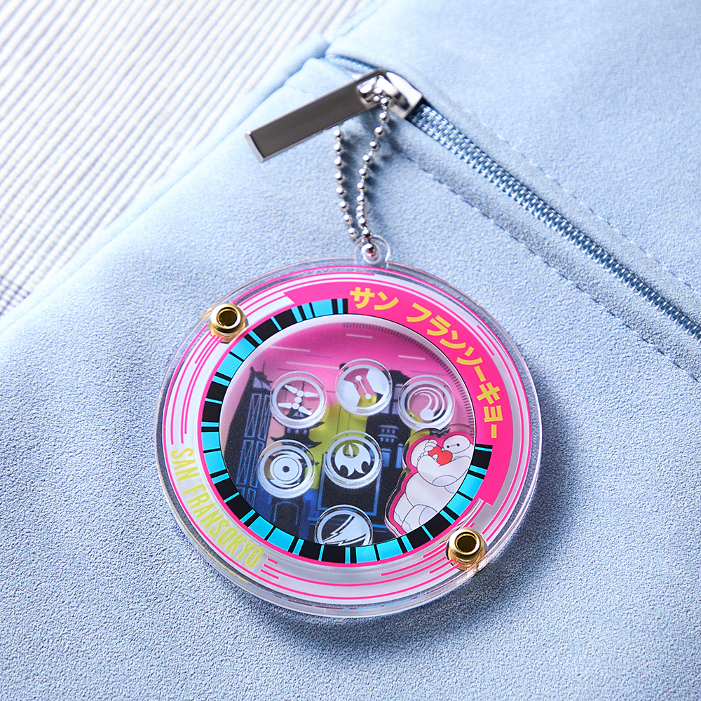 フレークアクリルキーホルダー