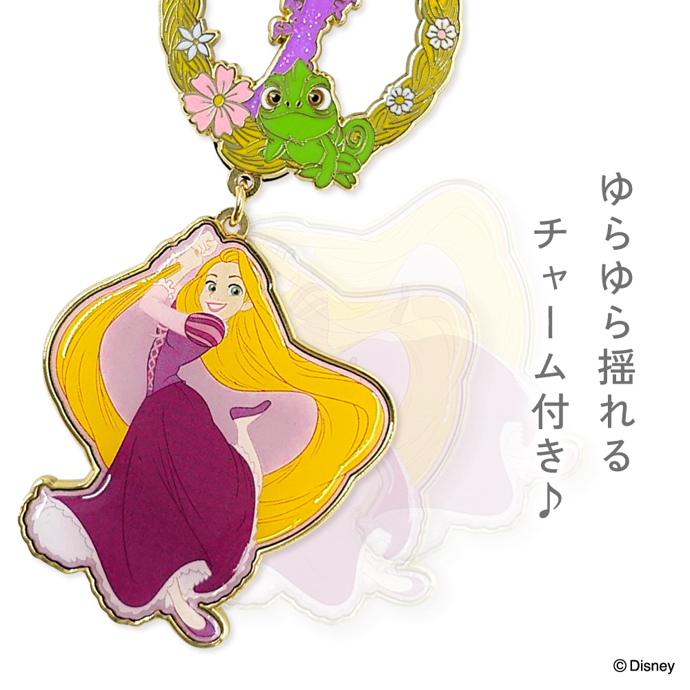 コレクションピンバッジ　ラプンツェル＆パスカル02