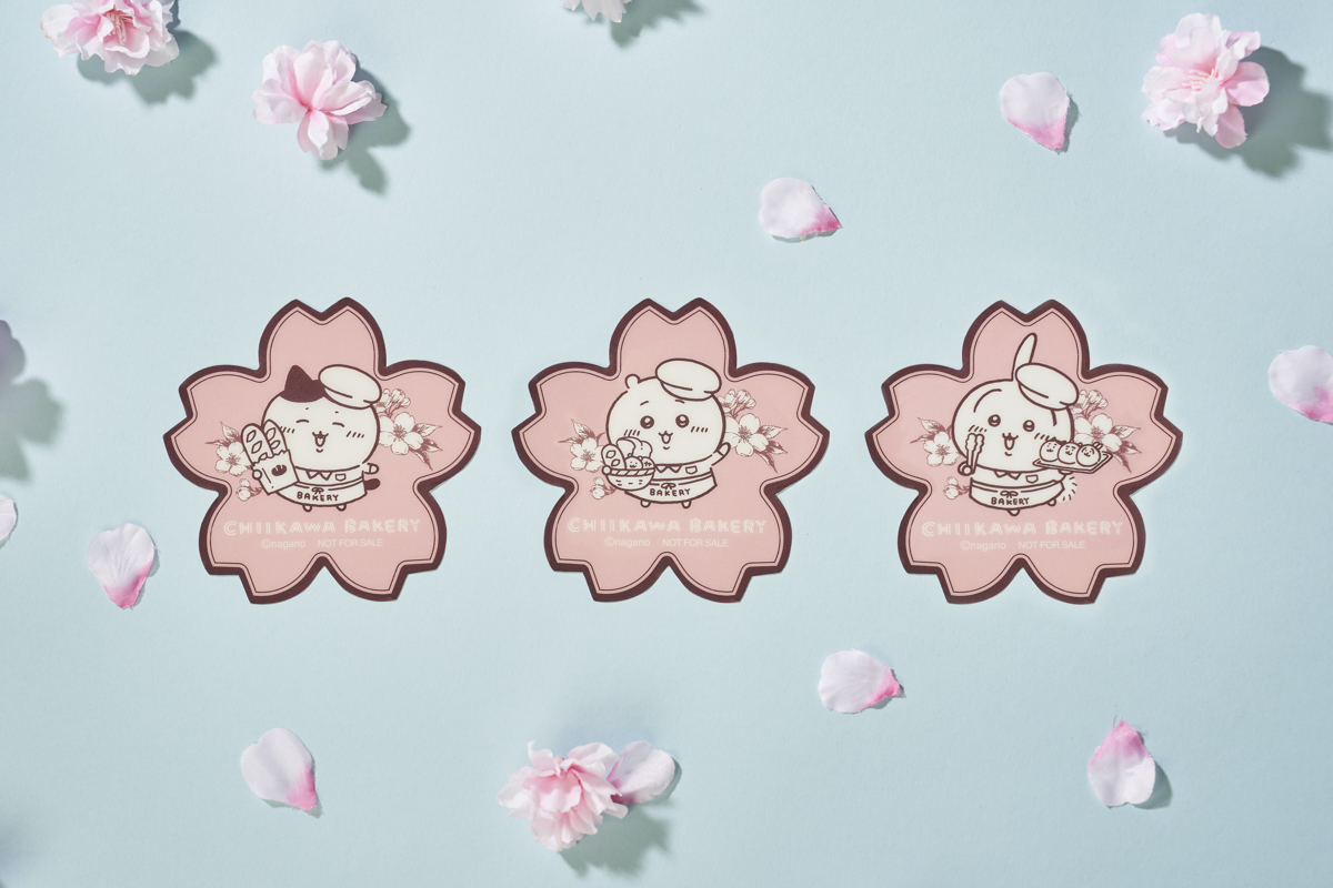 ドリンク注文特典:オリジナルさくら型コースター