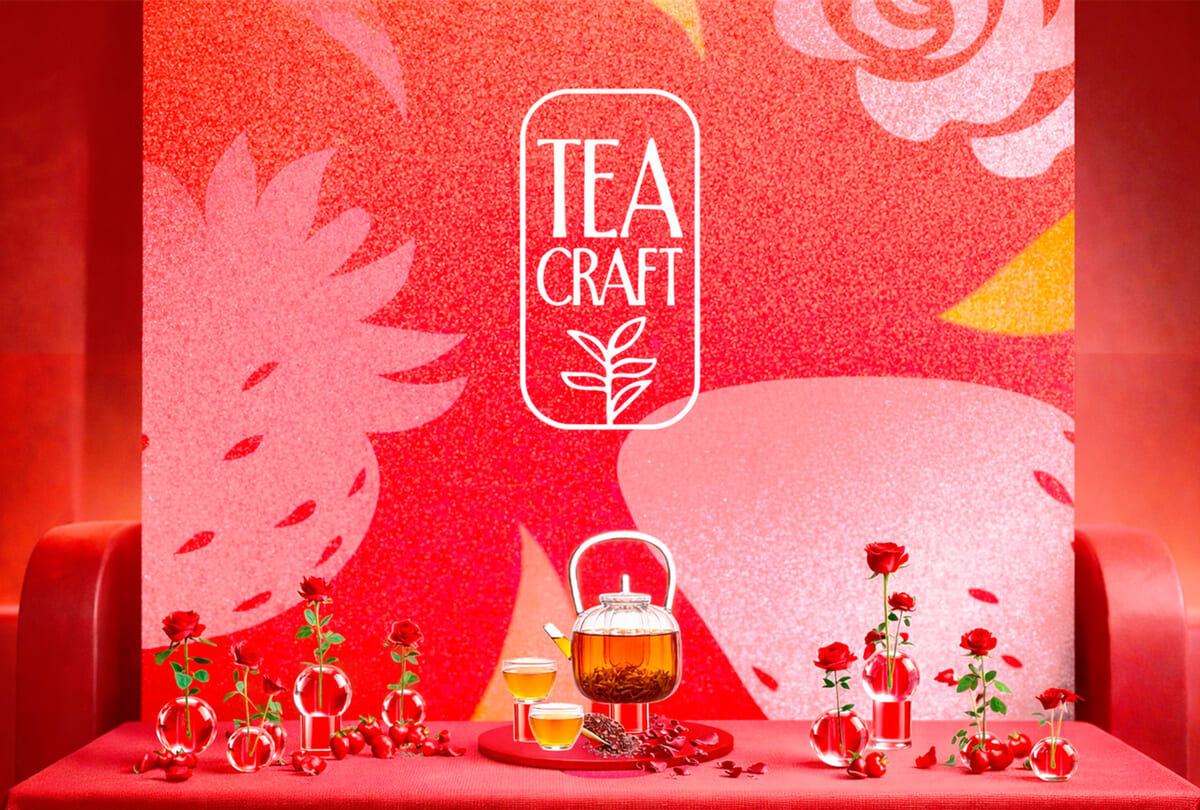 「TEACRAFT」の世界観を体現したフォトスポット