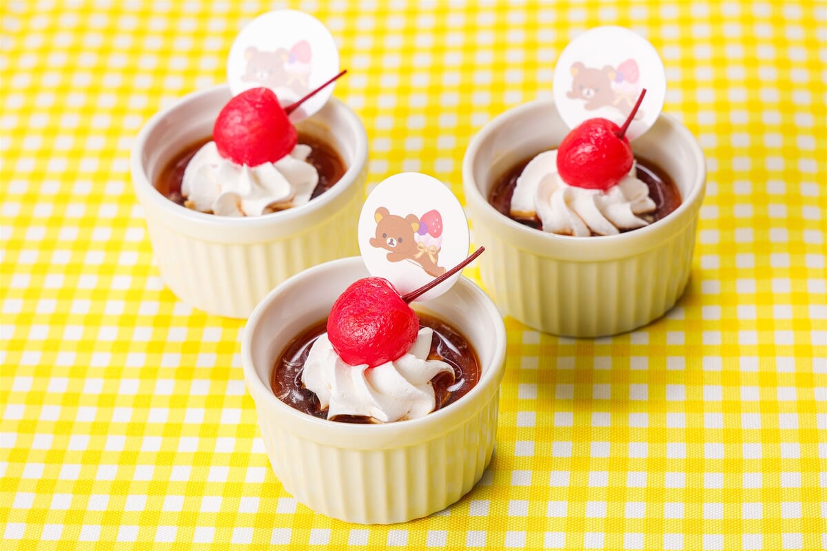 リラックマのだららんカスタードプリン