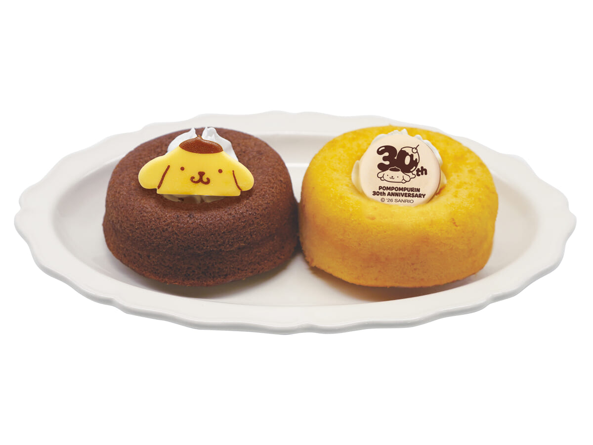 にこにこ★笑顔のしるし（プレーンドーナツ＆チョコドーナツセット）