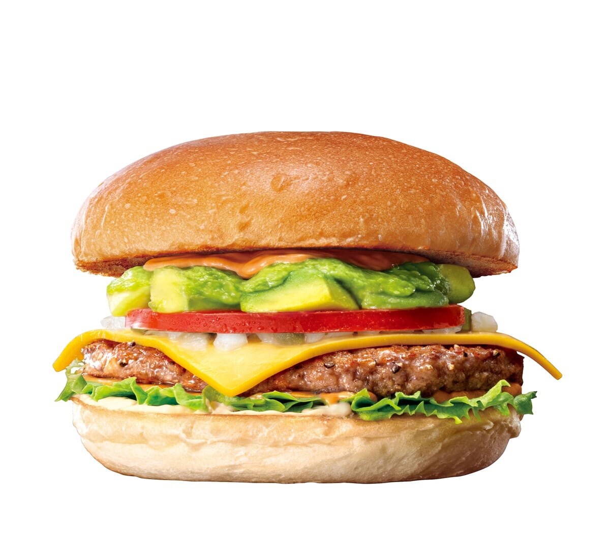 アボカドチーズバーガー