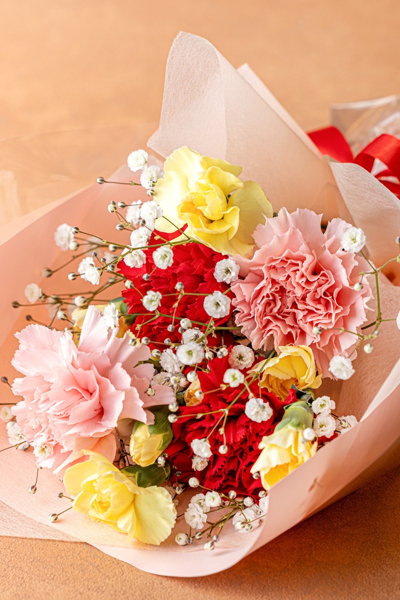 カーネーションの卓上花