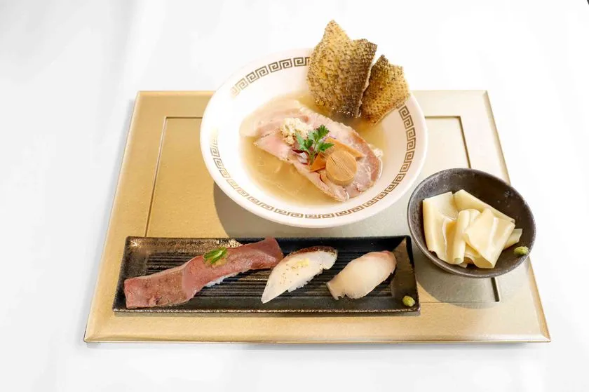 ○de▽御膳の鯛寿司・鯛料理の詳細盛り付け