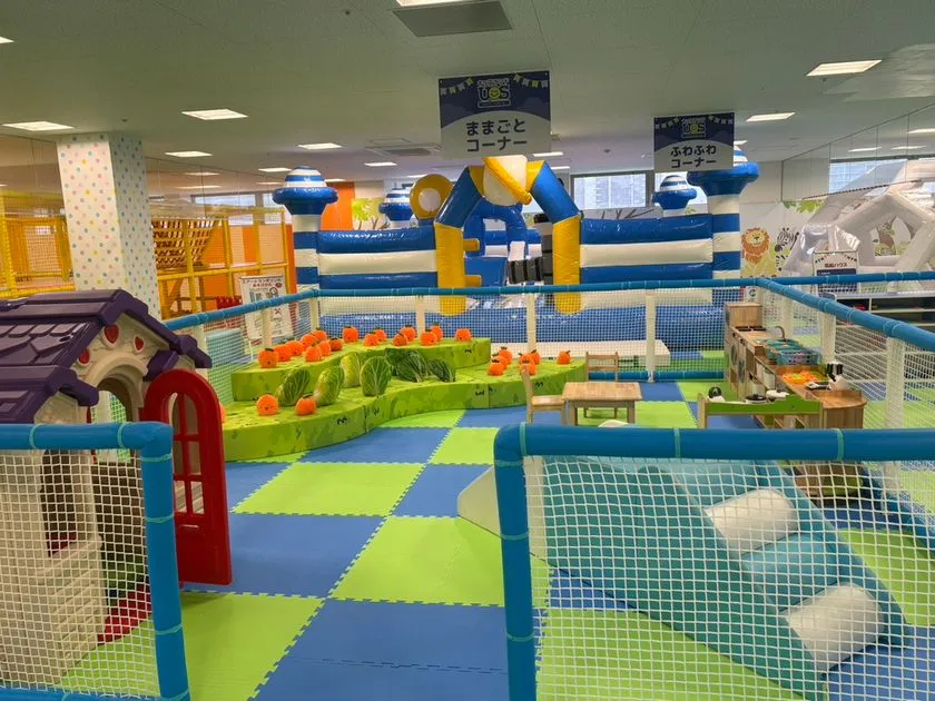 子どもたちが思いっきり楽しめる遊び場が整っています