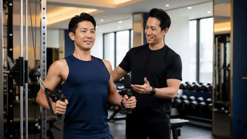 一人ひとりの身体特性に合わせたフォーム指導