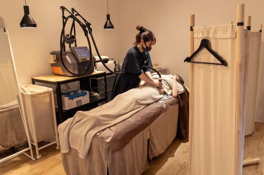 ロウリュでしっとりとしたミストサウナ