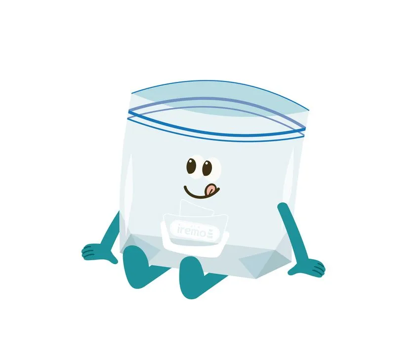 iremoキャラクター ホカまる（ごはん保存容器 丸）