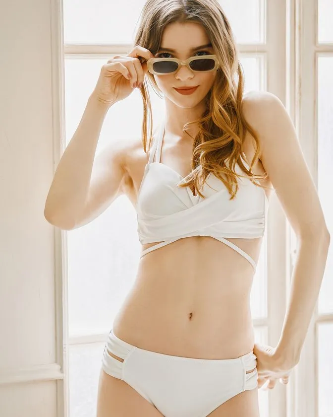 ナイスバディ水着 カシュクールワイヤービキニ-3