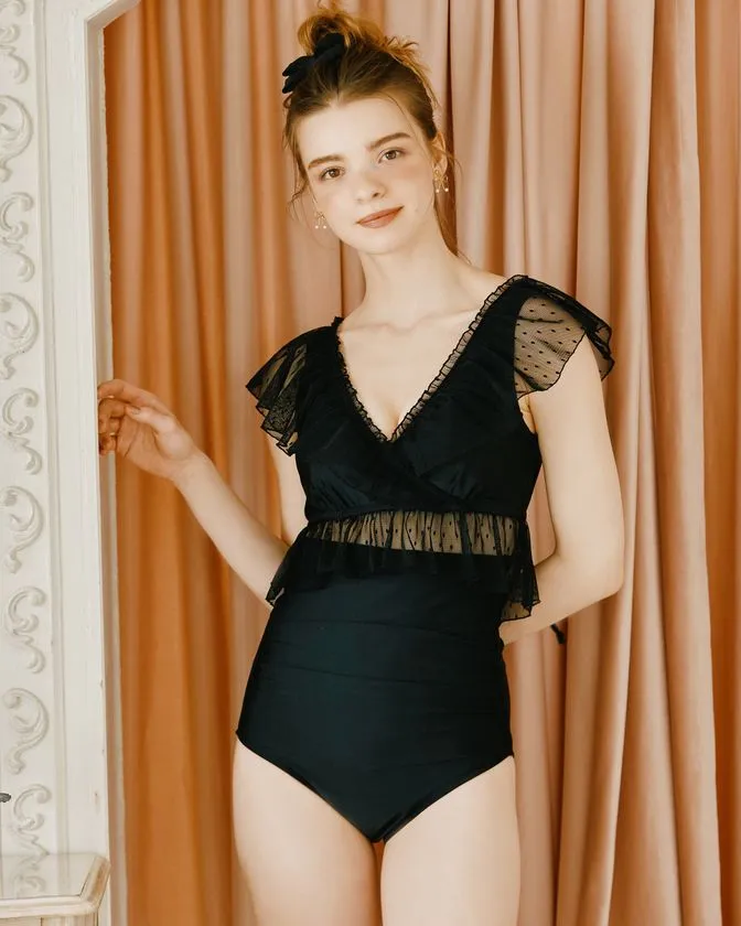 ナイスバディ水着 フリルワイヤービキニ-1