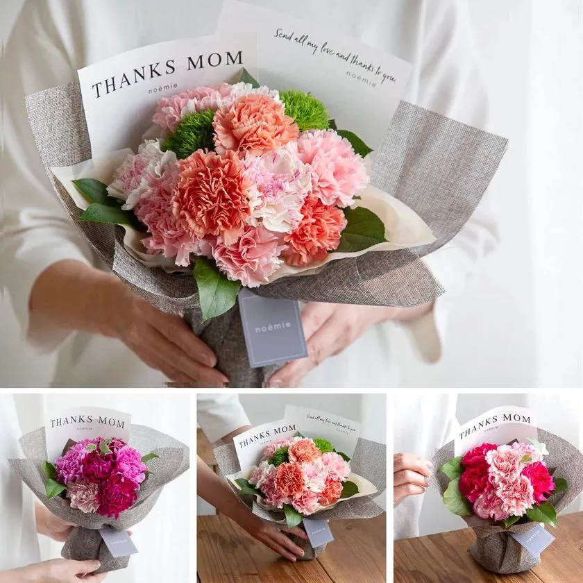 そのまま飾れるメッセージブーケ(ミックスカラー)