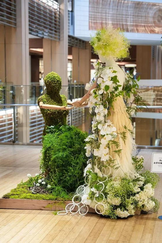 布花アートフラワーゆうこりん2点 暮らしを整える花時間！ 空間スタイリング社Flower Art Award 2026 in