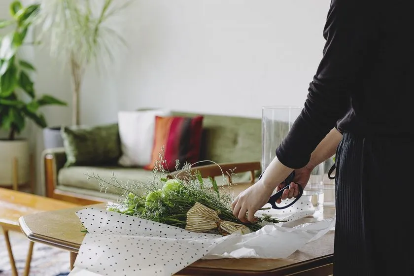 気分のイマイチな日はフラワーショップへ