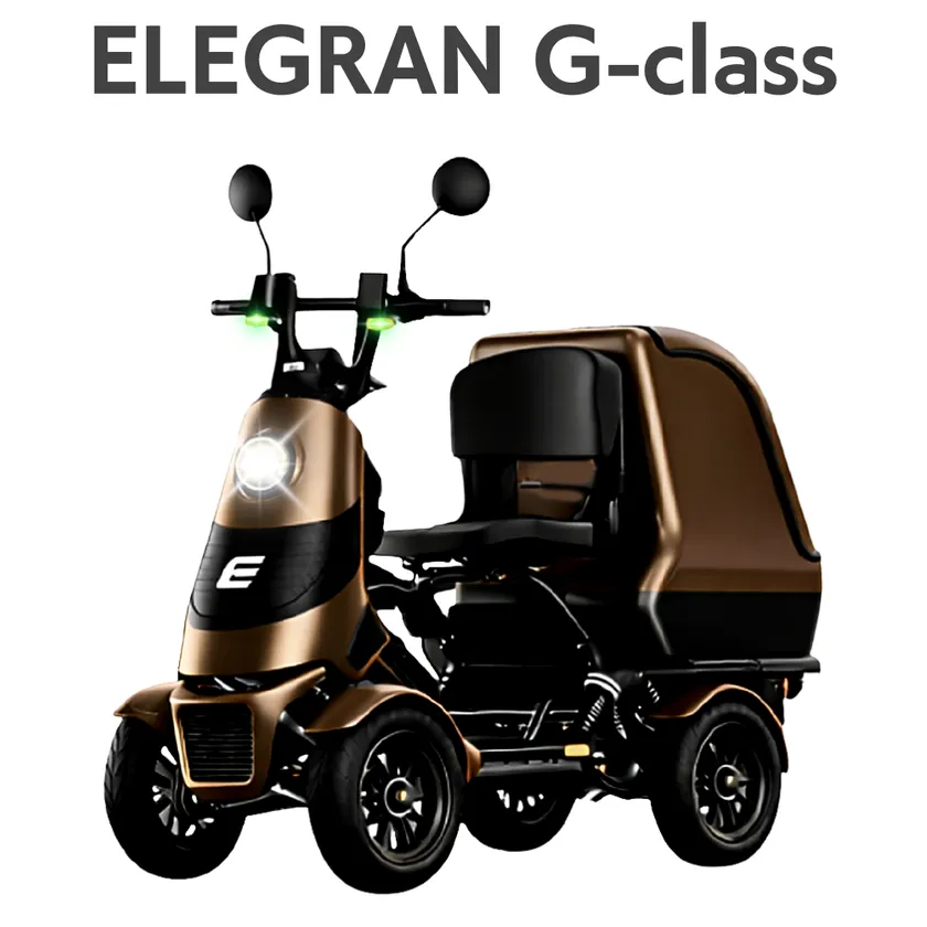 クローズドボックスを搭載したELEGRAN G-class