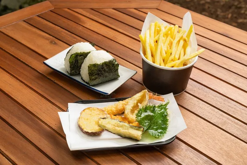 涼水亭で提供されるメニューの一例