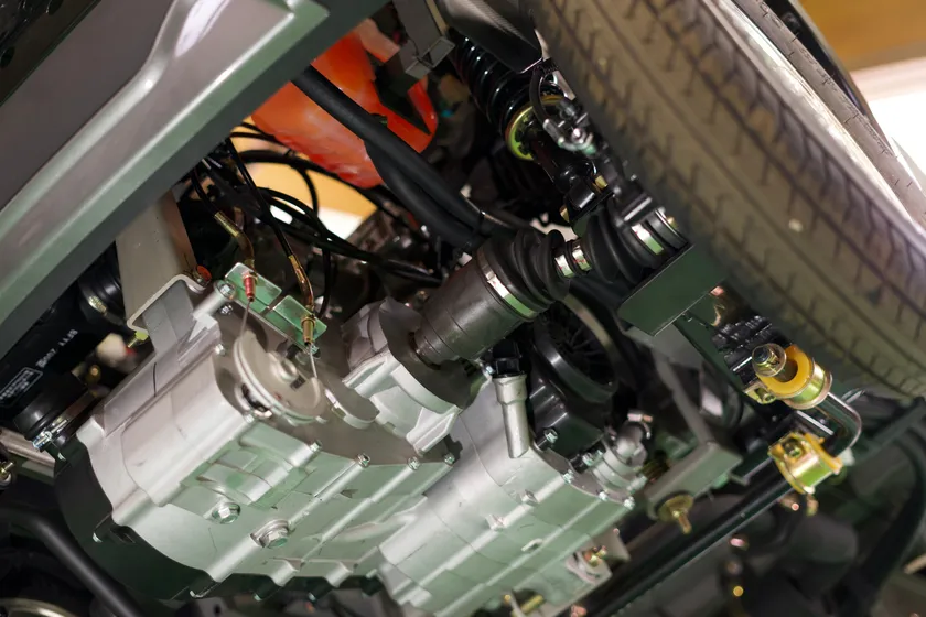 GOAT180のドライブシャフト周辺構造