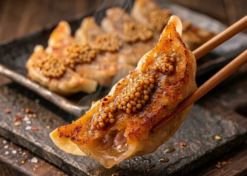 京都餃子大作戦で提供される王道肉汁餃子