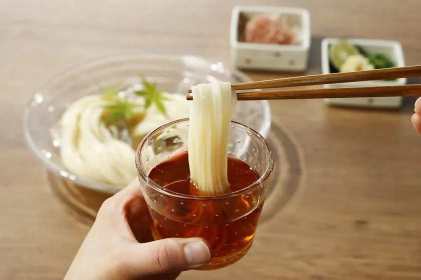 オカベの麺の盛り付けイメージ