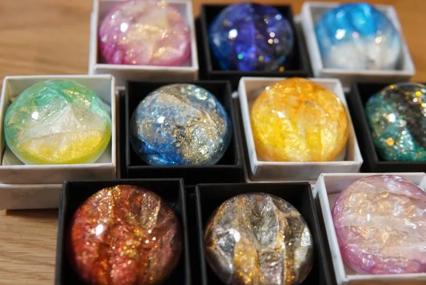 宝石石鹸ワークショップで作れる宝石石鹸