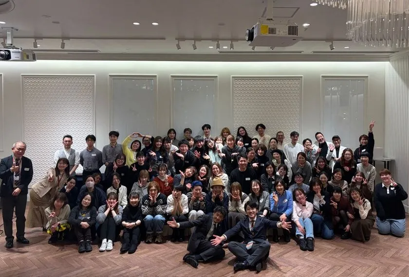 テナントスタッフが参加した従業員懇親会の様子