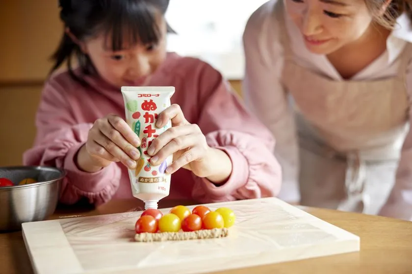 ぬかどこ管理が不要なチューブ型のぬか漬けの素