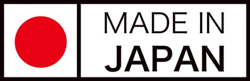 MADE IN JAPAN の品質保証を示すロゴ