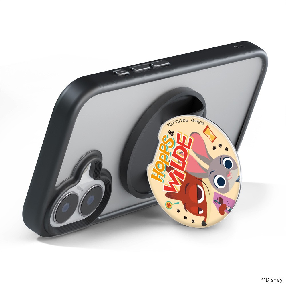 スマートフォン用 マグネットグリップ（ズートピア）スタンド