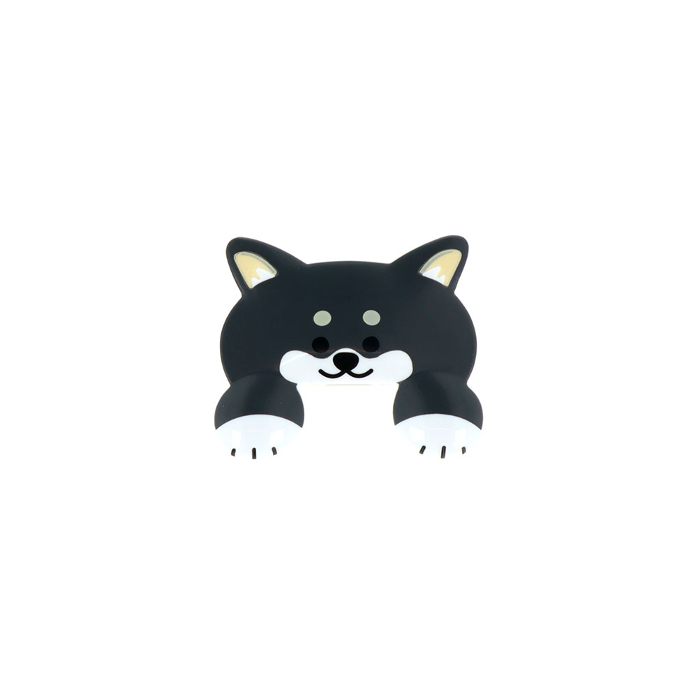 ダイカットクリップ JITTOME(ジットメ)柴犬・黒(本体)