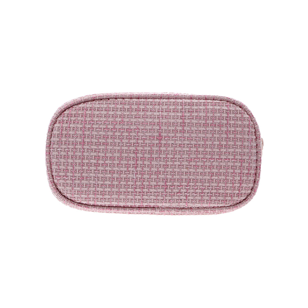 ツイードペンケース　PINK（うしろ）