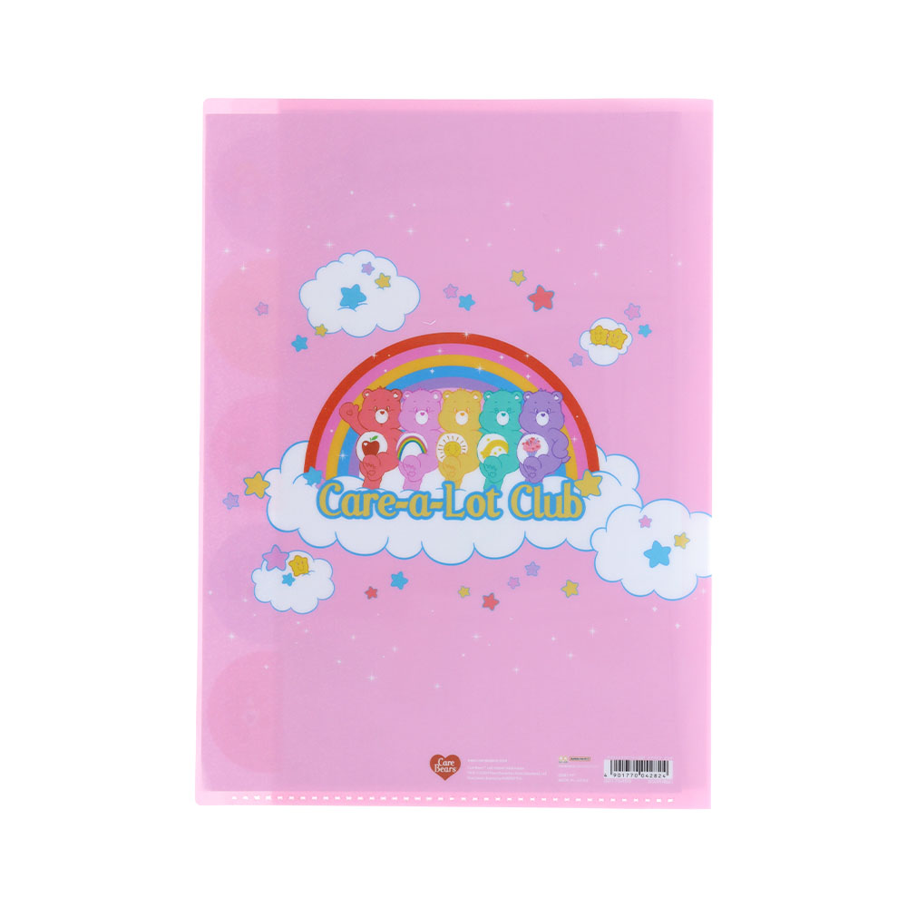 ダイカットクリアファイル5P ピンク(ウラ)
