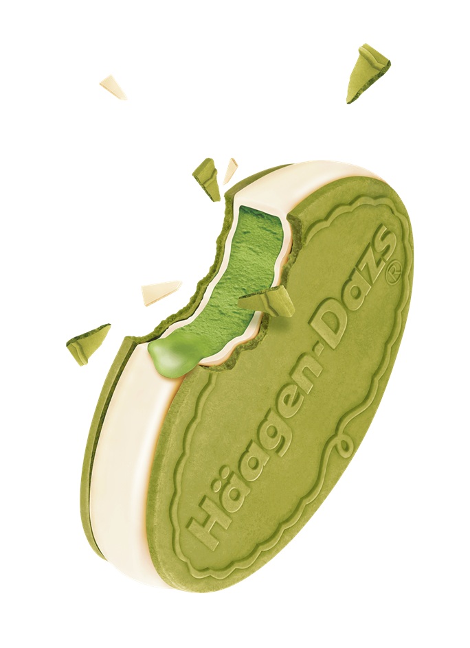 ホワイトチョコでコーティング