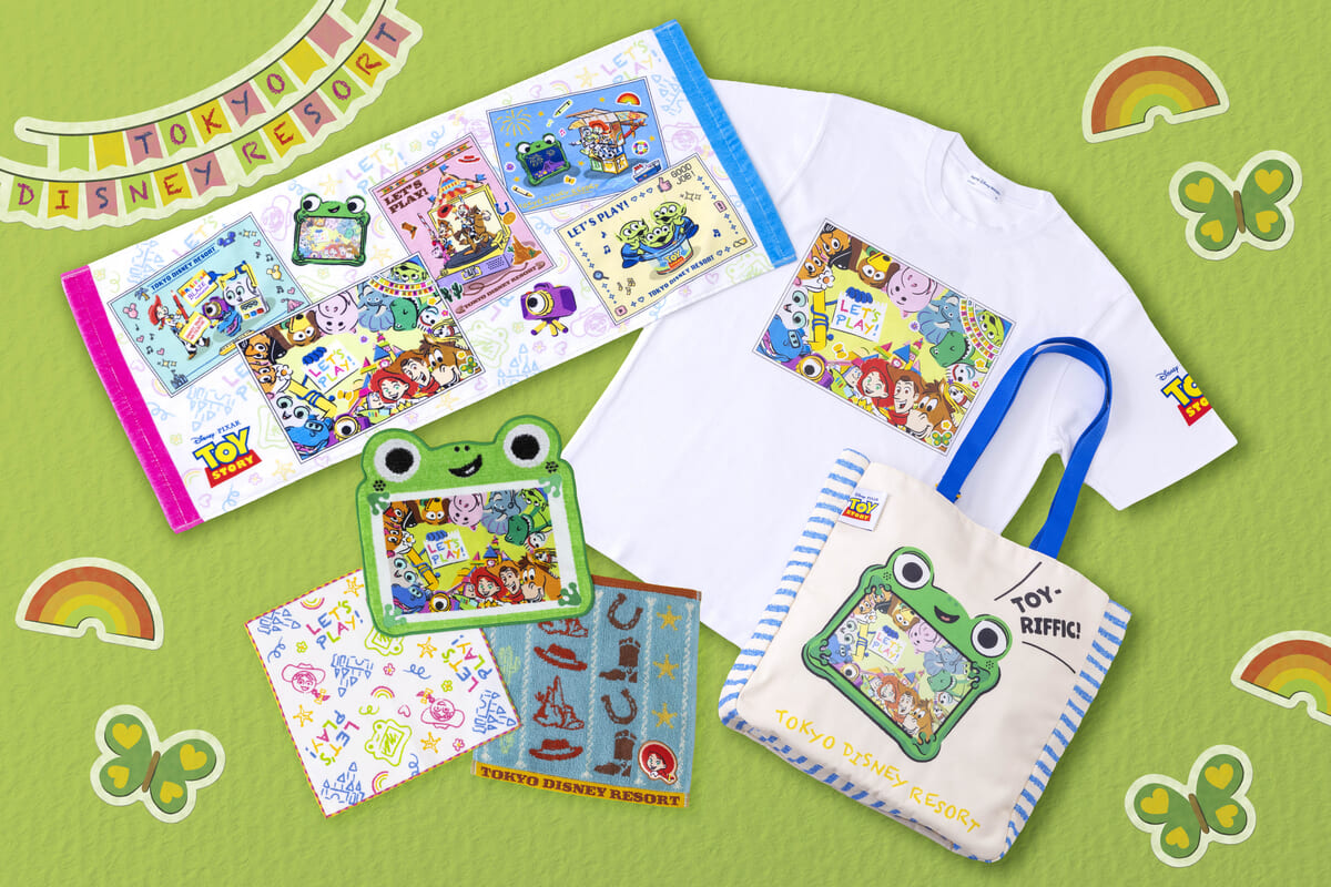 ボニーのお部屋で遊んでいる様子が描かれたグッズ