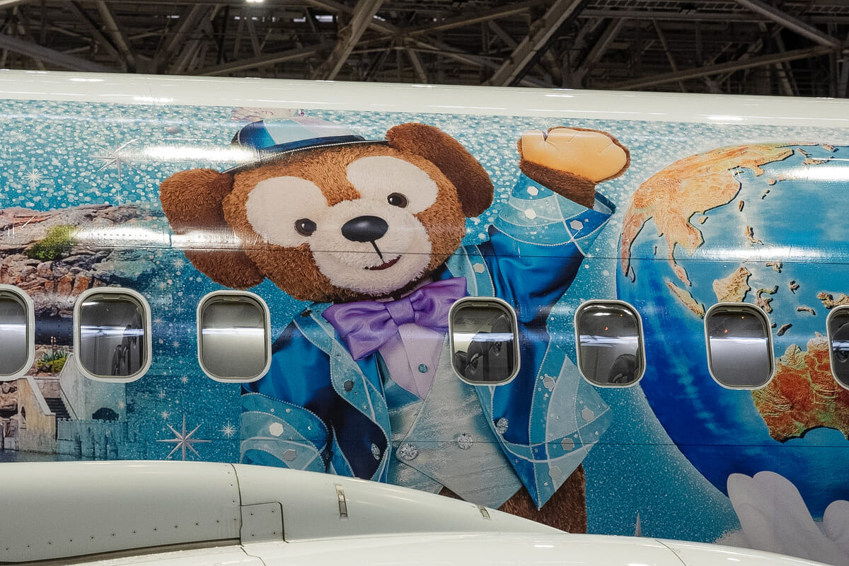日本航空「JAL Jubilee Express」撮影　ダッフィー