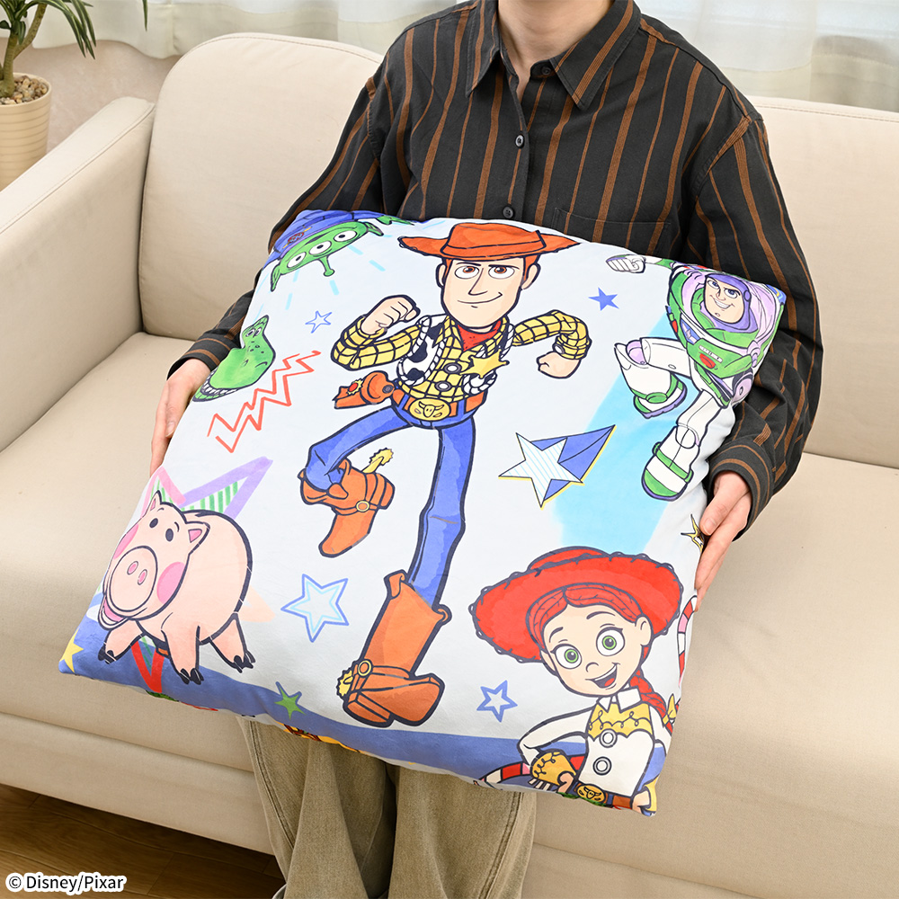 セガプライズ ディズニー「ピクサーキャラクター　スーパーギガザッカぐらもっちクッション」2