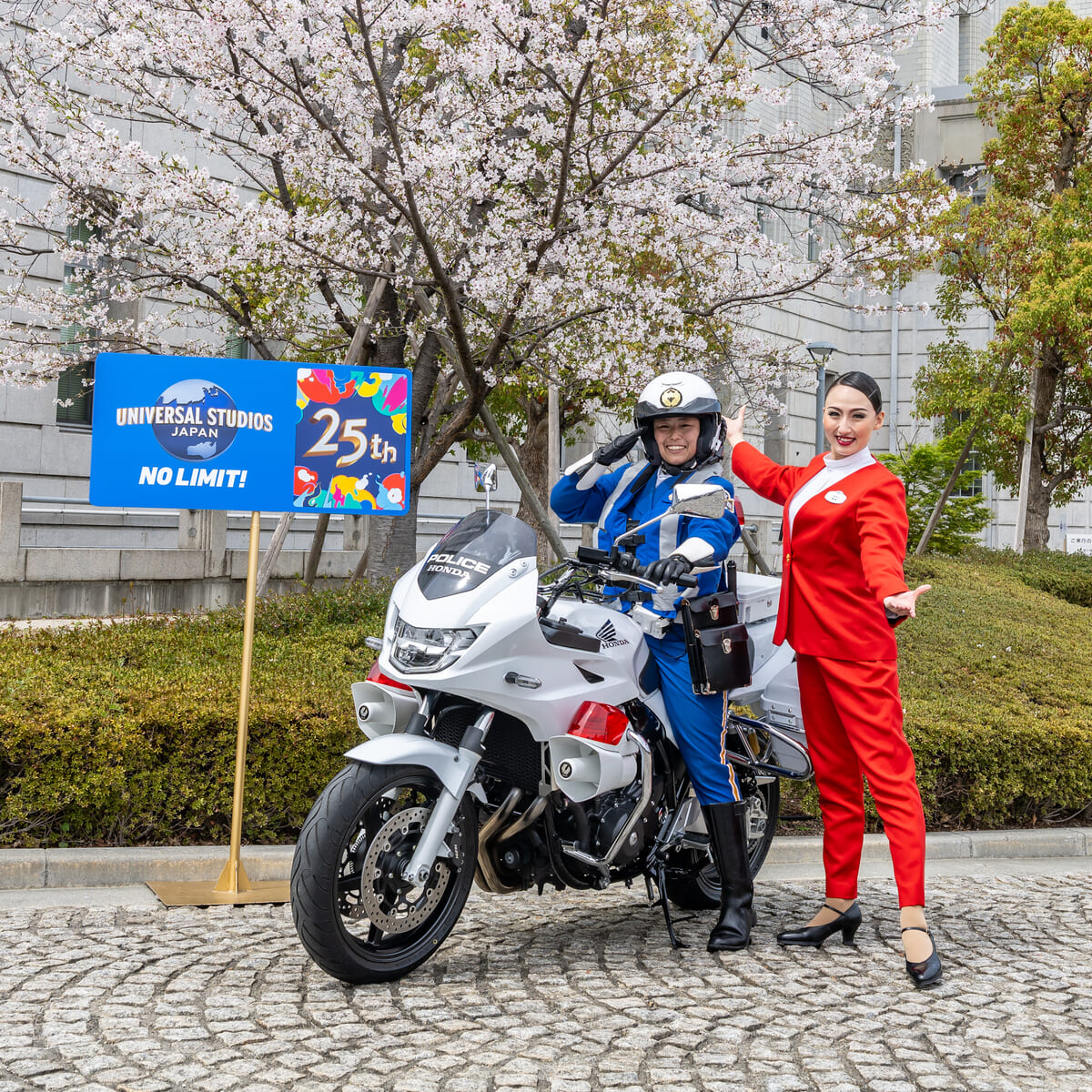 ウッディー＆ウィニーも登場！白バイ＆パトカー出発式3