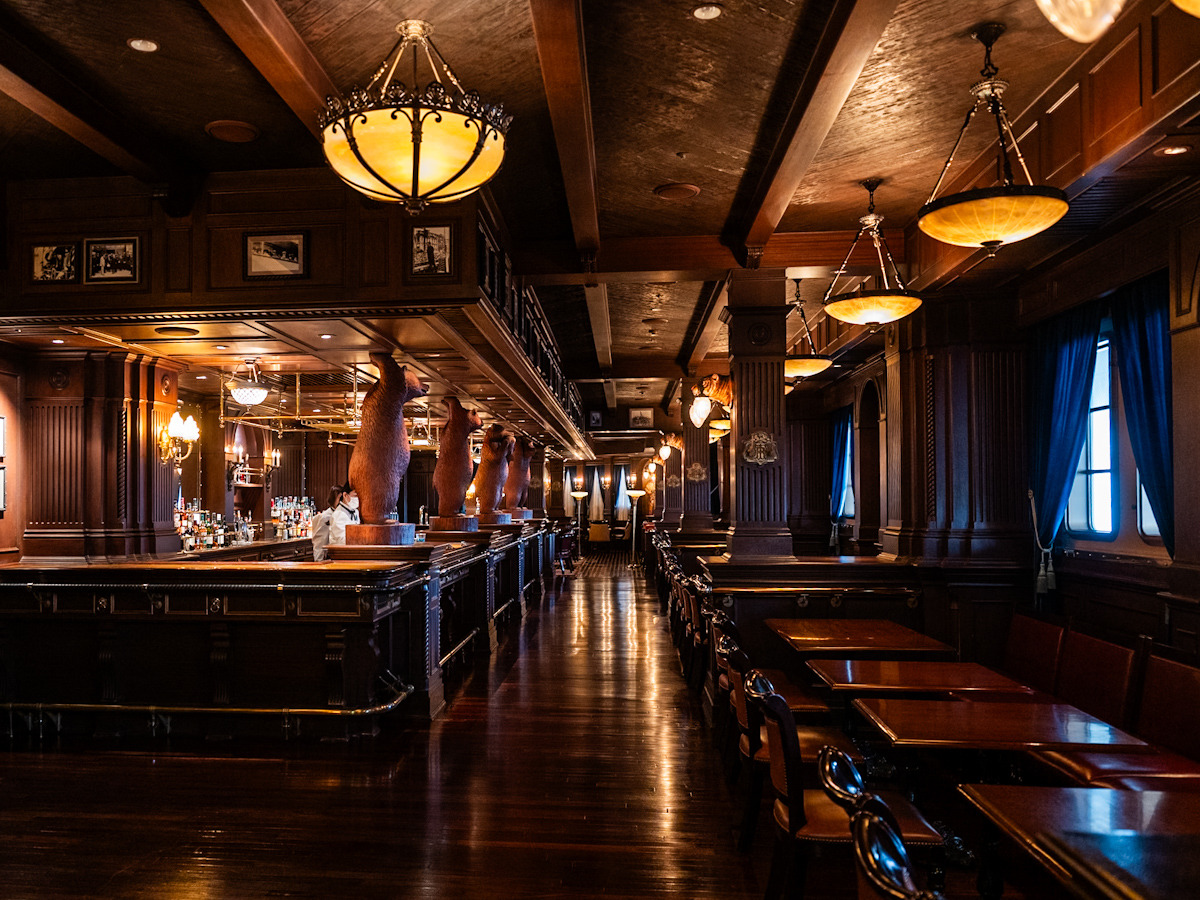 テディ・ルーズヴェルト・ラウンジ　ジュビリーブルーカーテン