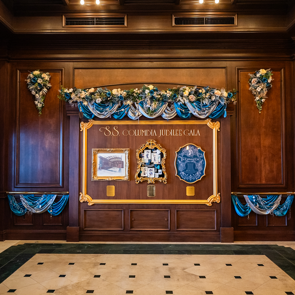 S.S.コロンビア号　ジュビリーガラ　装飾