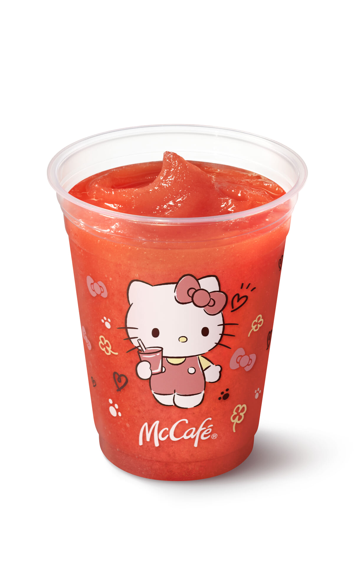 ハローキティのジューシーいちごスムージー