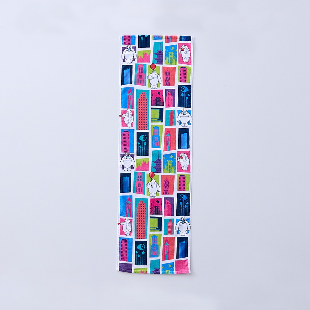 プリントタオル「ベイマックス」　ピンクマルチ