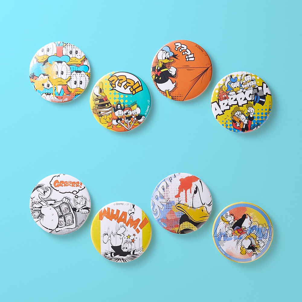 スタンド缶バッジ　ドナルド