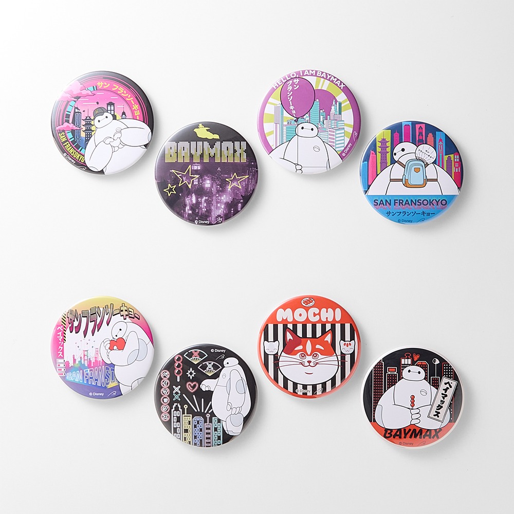 スタンド缶バッジ　ベイマックス