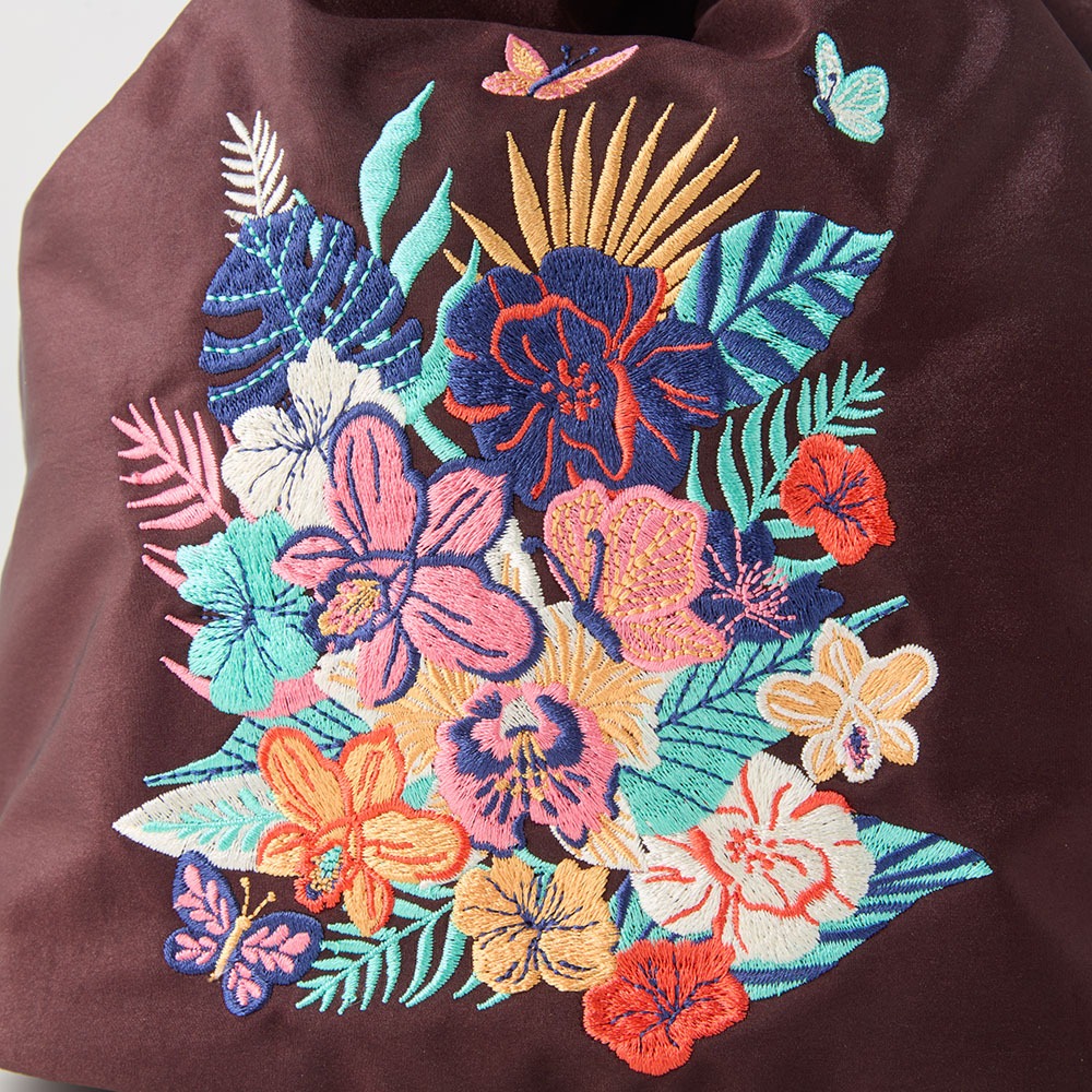 刺繍デザインショルダーバッグ　デザインアップ