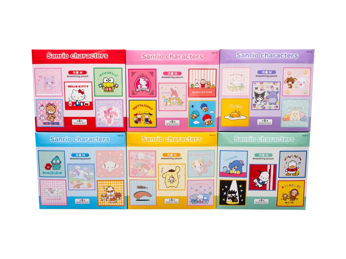 スケーター「サンリオキャラクターズ」巾着M BOX