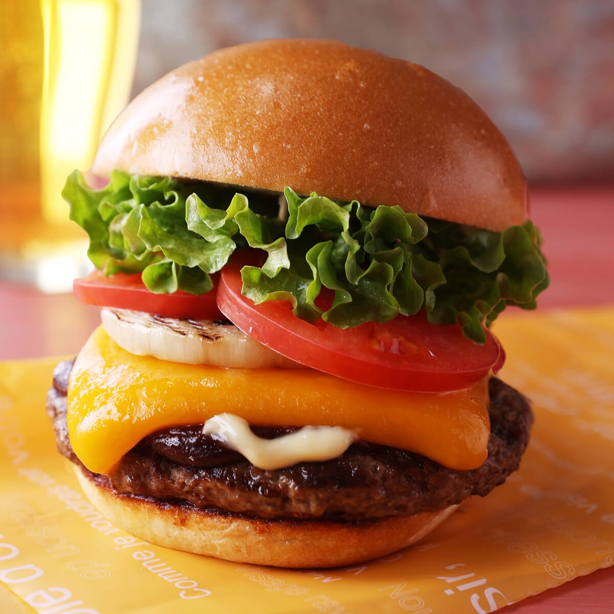 BBQ厚切りチェダーチーズバーガー